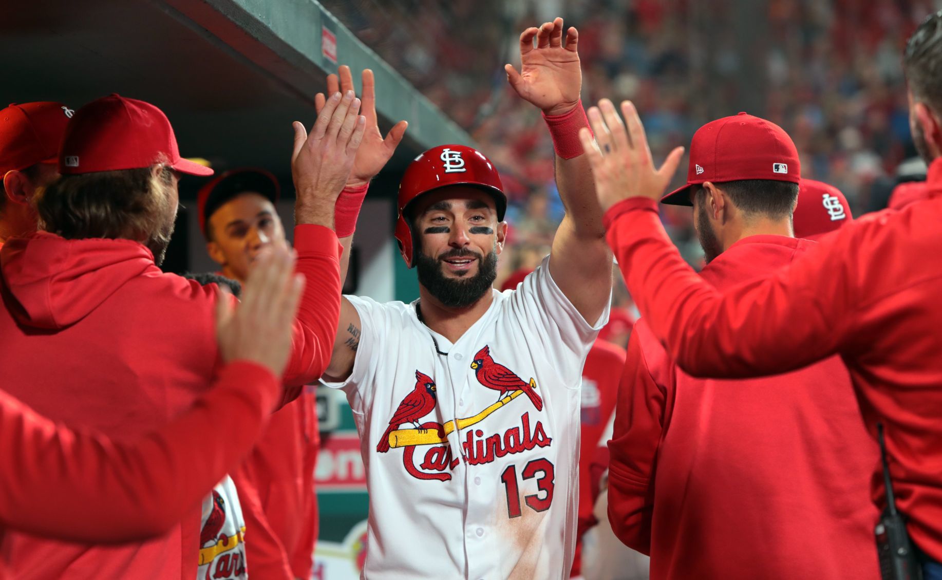 Cardinals vs. Brewers at Busch